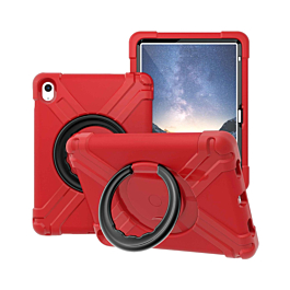Shockproof Circle Stand Case - RED for iPad 10 2022 (10.9") / iPad 11 (A16) (Only Ground Shipping)