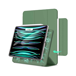 Smart Full Body Magnet Cover - DARK GREEN for iPad 10 2022 (10.9") / iPad 11 (A16) (Only Ground Shipping)