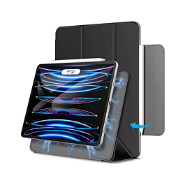 Smart Full Body Magnet Cover - BLACK for iPad 10 2022 (10.9") / iPad 11 (A16) (Only Ground Shipping)