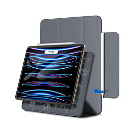 Smart Full Body Magnet Cover - DARK GRAY for iPad 10 2022 (10.9") / iPad 11 (A16) (Only Ground Shipping)