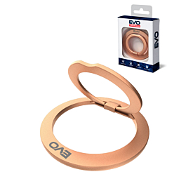 EVO MO1 Magnetic Phone Ring Compatible with Wireless Charging - ROSE GOLD (Only Ground Shipping)