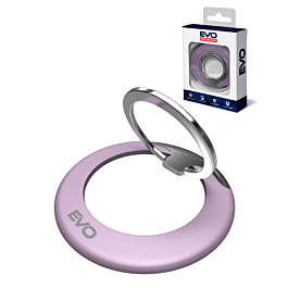 EVO PO1 Magnetic Phone Ring Compatible with Wireless Charging - PURPLE (Only Ground Shipping)