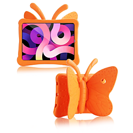Butterfly Shockproof Kids Case - ORANGE for iPad Air 11 2024 / 10 2022 (10.9") / Air 4 / Air 5 / Pro 11 (All Models) (Only Ground Shipping)
