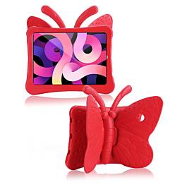 Butterfly Shockproof Kids Case - RED for iPad Air 11 2024 / 10 2022 (10.9") / Air 4 / Air 5 / Pro 11 (All Models) (Only Ground Shipping)