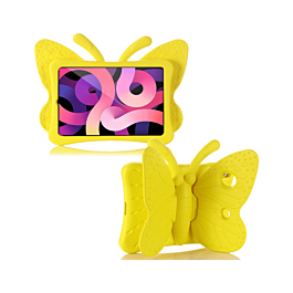 Butterfly Shockproof Kids Case - YELLOW for iPad Mini 6 / 7 (A17 Pro) (Only Ground Shipping)