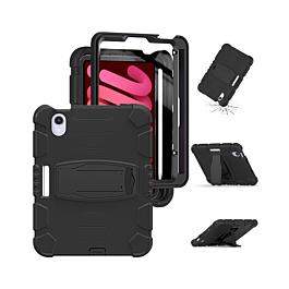 Full Body Protection Case - BLACK for iPad Mini 6 / 7 (A17 Pro) (Only Ground Shipping)