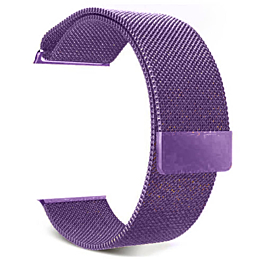 iWatch (42/44/45/49mm) Milanese Stainless Steel Band - PURPLE (Only Ground Shipping)