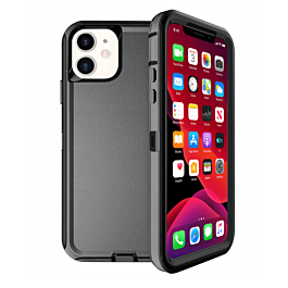 Heavy Duty Case for iPhone 12 / 12 Pro (BLACK) (Only Ground Shipping)