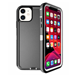 Heavy Duty Case for iPhone 12 / 12 Pro (BLACK & WHITE) (Only Ground Shipping)