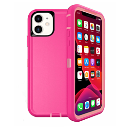 Heavy Duty Case for iPhone 12 / 12 Pro (HOT PINK) (Only Ground Shipping)