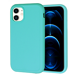 Dual Layer Serrated Case - TEAL for iPhone 12 / 12 Pro (Only Ground Shipping)
