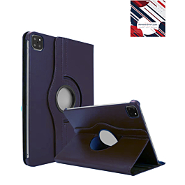 360 Degree Rotating Swivel Stand Case - DARK BLUE for iPad Pro 11 (5th / 2024) (Only Ground Shipping)