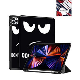 Old Style Notebook Design Case - Don't Touch for iPad Air 13 2024 / Pro 12.9 (3rd / 4th / 5th / 6th) (Only Ground Shipping)