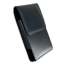 Vertical 6.5" Phone Pouch Case - BLACK (Only Ground Shipping)