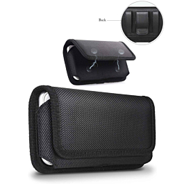 6.5" Horizontal Magnetic Nylon Cell Phone Belt Clip Pouch (Only Ground Shipping)