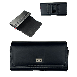 EVO 5.5" Horizontal Pouch with Belt Clip - BLACK (Only Ground Shipping)