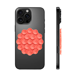 Silicone Suction Cup Phone Holder - RED (Only Ground Shipping)