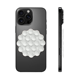 Silicone Suction Cup Phone Holder - WHITE (Only Ground Shipping)