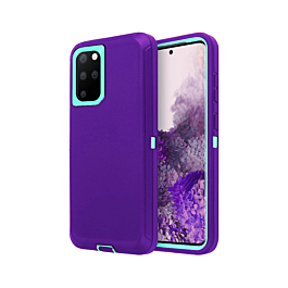Heavy Duty Case for Galaxy S20 Ultra (PURPLE & TEAL) (Only Ground Shipping)
