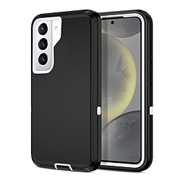 Heavy Duty Case for Galaxy S21 (BLACK & WHITE) (Only Ground Shipping)