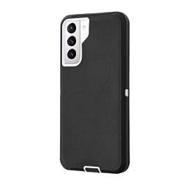 Heavy Duty Case for Galaxy S21 Plus (BLACK & WHITE) (Only Ground Shipping)