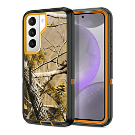 Heavy Duty Case for Galaxy S21 (CAMO ORANGE) (Only Ground Shipping)