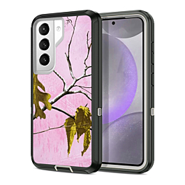 Heavy Duty Case for Galaxy S21 (CAMO PINK) (Only Ground Shipping)