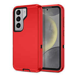 Heavy Duty Case for Galaxy S21 (RED & BLACK) (Only Ground Shipping)
