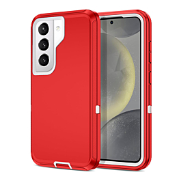 Heavy Duty Case for Galaxy S21 (RED & WHITE) (Only Ground Shipping)