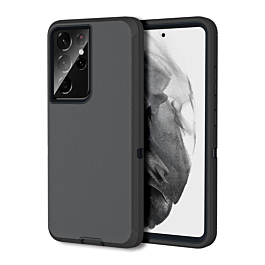 Heavy Duty Case for Galaxy S21 Ultra (BLACK) (Only Ground Shipping)