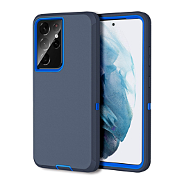 Heavy Duty Case for Galaxy S21 Ultra (NAVY BLUE) (Only Ground Shipping)