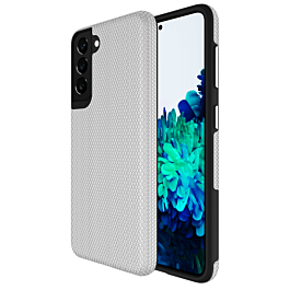 Galaxy S22 Ultra Shock Absorption Protective Dual Layer Case - SILVER (Only Ground Shipping)