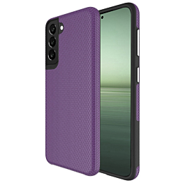 Galaxy S22 Ultra Shock Absorption Protective Dual Layer Case - PURPLE (Only Ground Shipping)