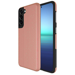 Galaxy S22 Ultra Shock Absorption Protective Dual Layer Case - ROSE GOLD (Only Ground Shipping)
