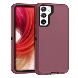 Heavy Duty Case for Galaxy S23 (MAROON & HOT PINK) (Only Ground Shipping)