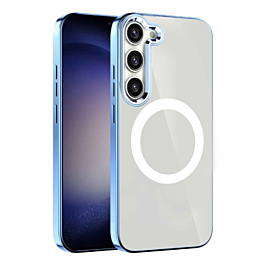 Galaxy S23 Plus Wireless Charging Case - BLUE (Full Bottom Close) (Only Ground Shipping)