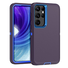 Heavy Duty Case for Galaxy S23 Ultra (NAVY BLUE) (Only Ground Shipping)