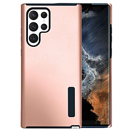 Galaxy S23 Ultra Dual Layer Protection Case - ROSE GOLD (Only Ground Shipping)