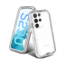 Galaxy S22 Ultra / S23 Ultra Transparent Shockproof Case - CLEAR (Only Ground Shipping)