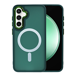 Galaxy S24 / S25 New Magnetic Wireless Charging Case - DARK GREEN (Only Ground Shipping)