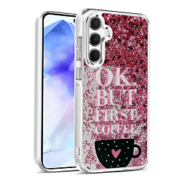 Liquid Quicksand Glitter Cover Case - OK for Galaxy S24 / S25 (Only Ground Shipping)