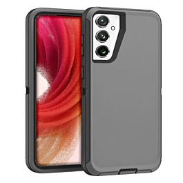Heavy Duty Case for Galaxy S24 / S25 (DARK GRAY & BLACK) (Only Ground Shipping)