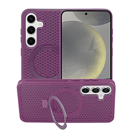 Heat Dissipation Case with Kickstand - PURPLE for Galaxy S24 / S25 (Only Ground Shipping)