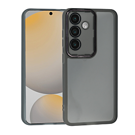 Soft Silicone Transparent Case - BLACK for Galaxy S24 / S25 (Only Ground Shipping)