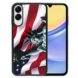 Printing Aluminum Plate Case Statue of Liberty - Style 2 for Galaxy S25E (Only Ground Shipping)