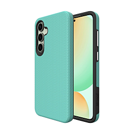 Shock Absorption Protective Dual Layer Case - TEAL for Galaxy S25 FE (Only Ground Shipping)