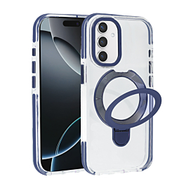 Magnetic Circle Stand with MagSafe Case for Galaxy S25FE (BLUE) (Only Ground Shipping)