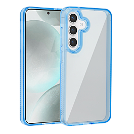 Hybrid Case with Air Cushion Technology for Galaxy S25 Plus / S24 Plus - BLUE (Only Ground Shipping)