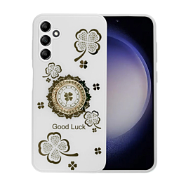 Luxury Diamond Shiny Cases for Galaxy S25 Plus / S24 Plus - WHITE (Only Ground Shipping)
