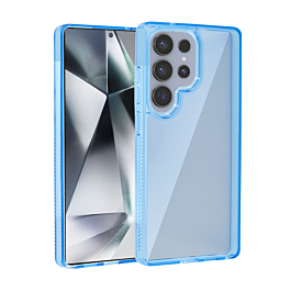 Galaxy S25 Ultra Hybrid Case with Air Cushion Technology - BLUE (Only Ground Shipping)